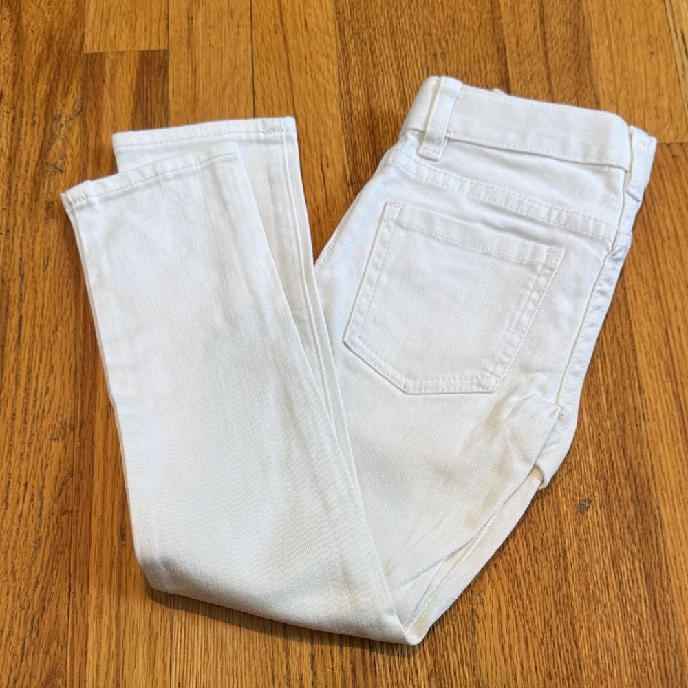 Crewcuts Classic White Kid's Skinny Jeans Size 6